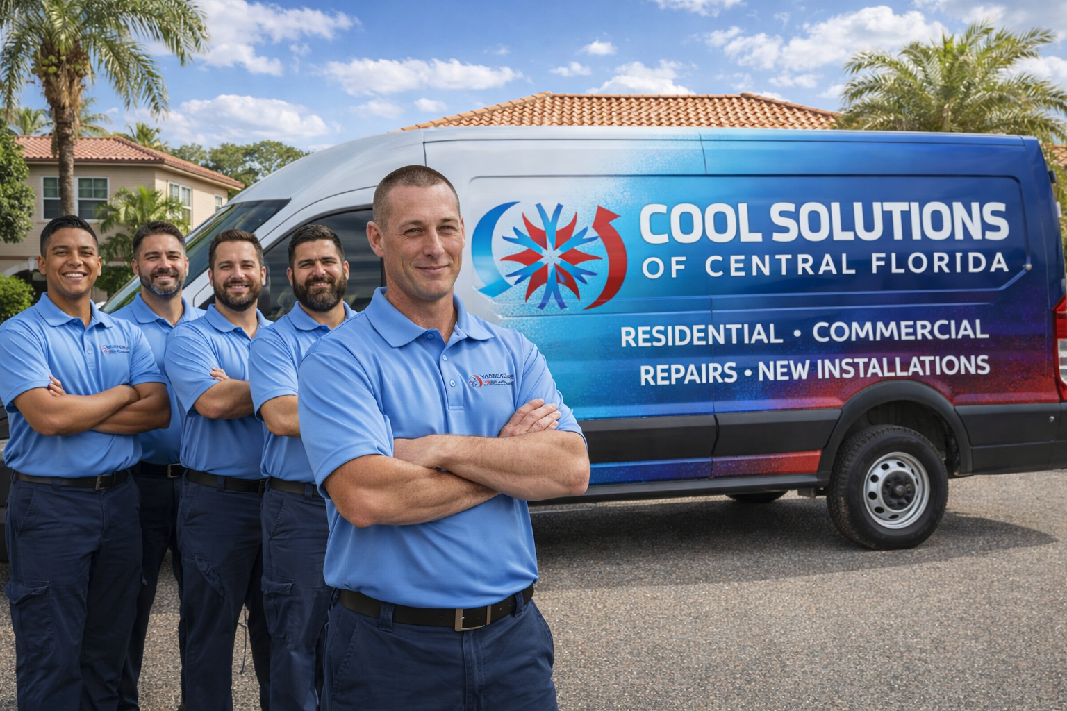 HVAC Technician at work in Central Florida